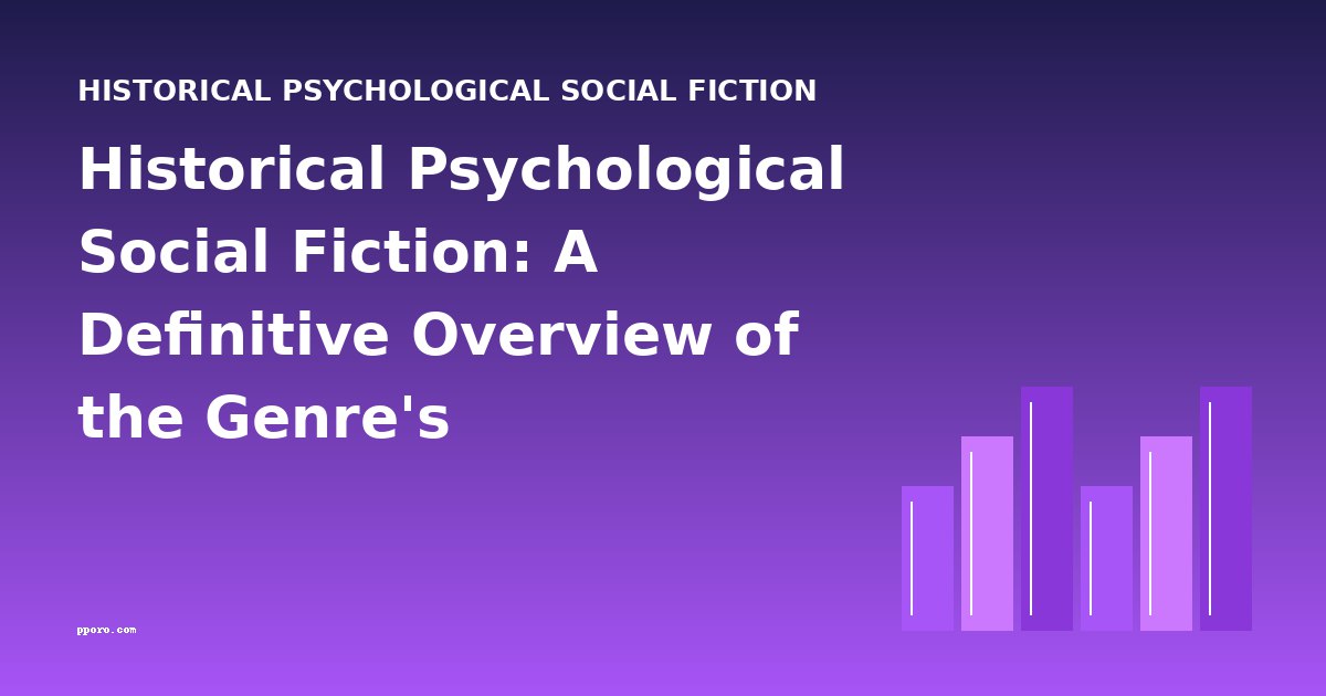Historical Psychological Social Fiction: A Definitive Overview of the Genre's Development
