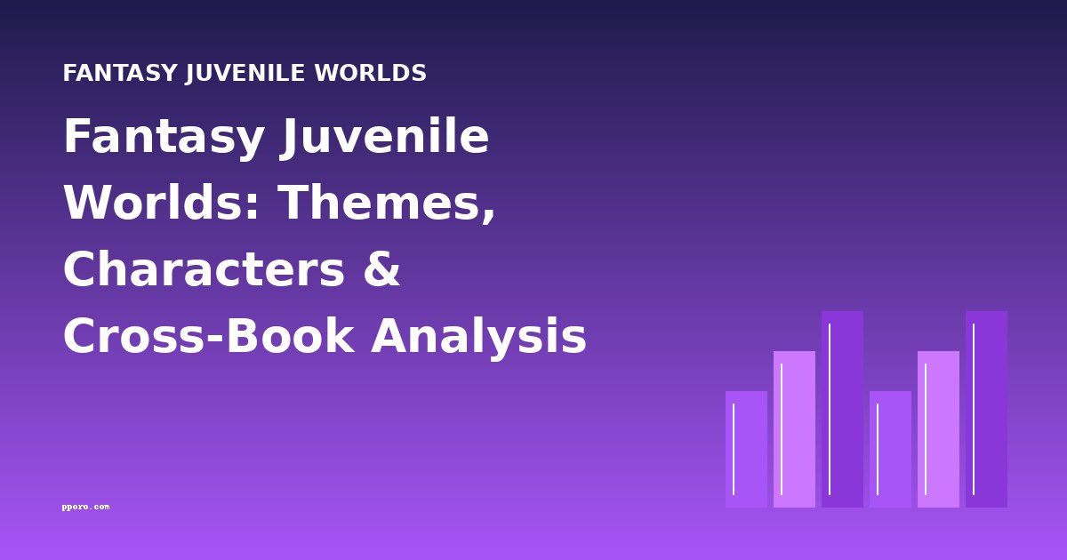 Fantasy Juvenile Worlds: Themes, Characters & Cross-Book Analysis