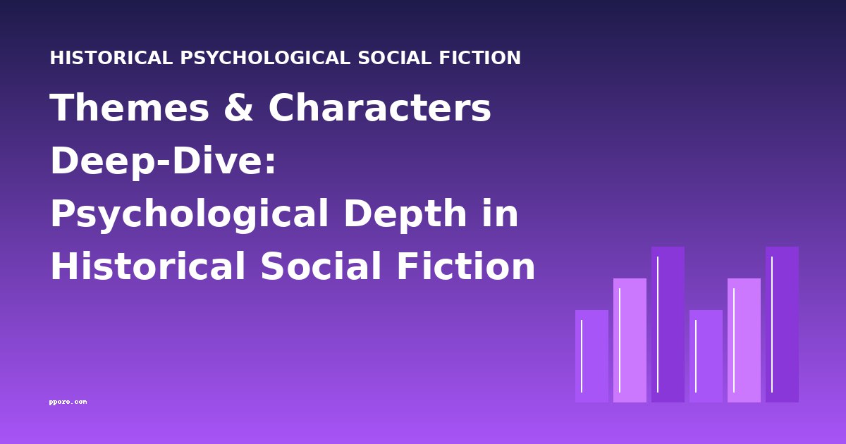 Themes & Characters Deep-Dive: Psychological Depth in Historical Social Fiction