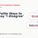 Polite Ways to Say ‘I disagree’
