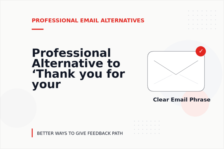 Professional Alternative to ‘Thank you for your help’