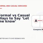 Formal vs Casual Ways to Say ‘Let me know’